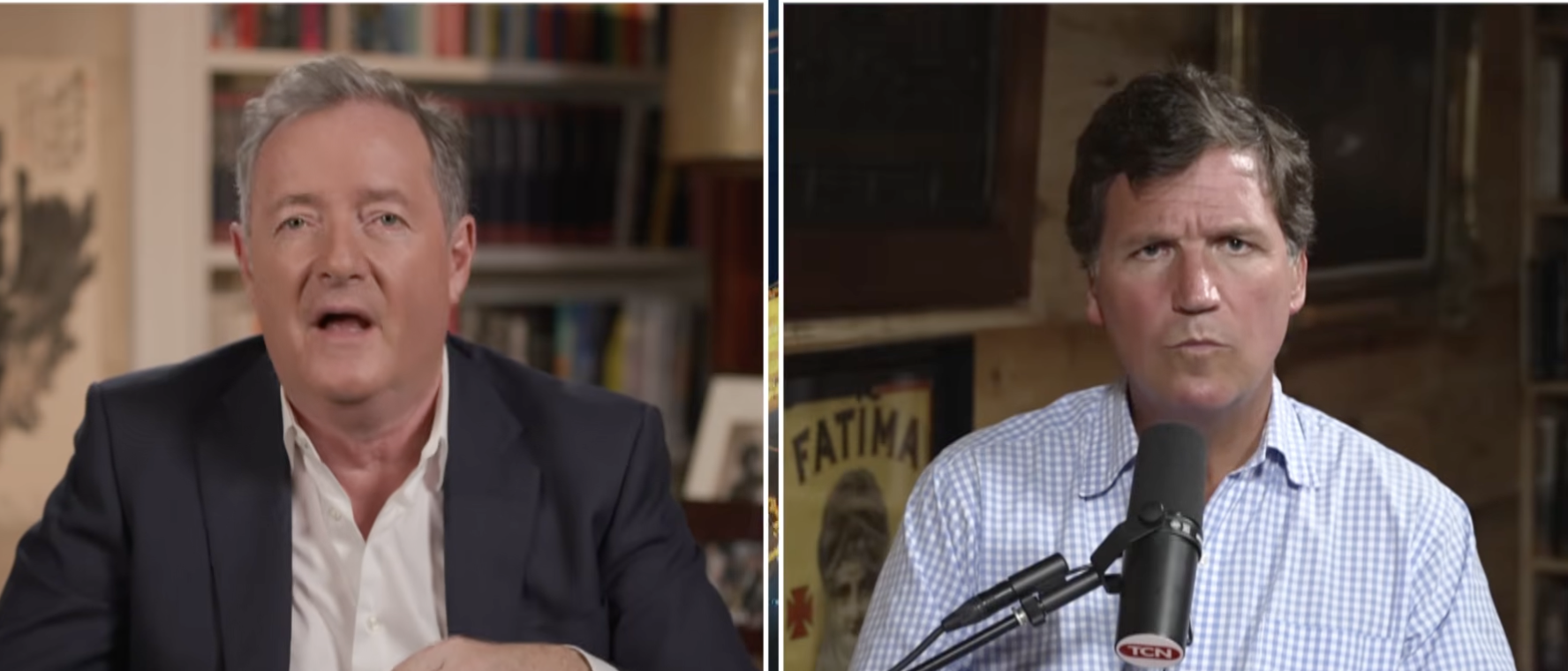 Tucker Carlson, Piers Morgan Punch Back At Ben Shapiro Over Israel Feud